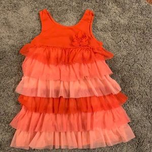Girls Cherokee ruffled dress. Size 4T